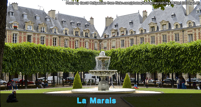ย่านเลอ มาเร่ส์ (Le Marais)