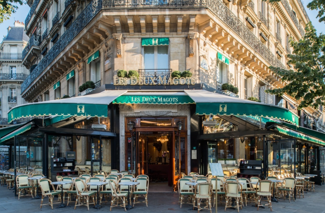 คาเฟ่ Les Deux Magots (เลส เดกซ์ มากอตส์)