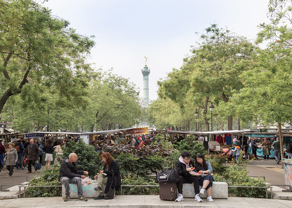 ตลาดปารีส Marché Bastille