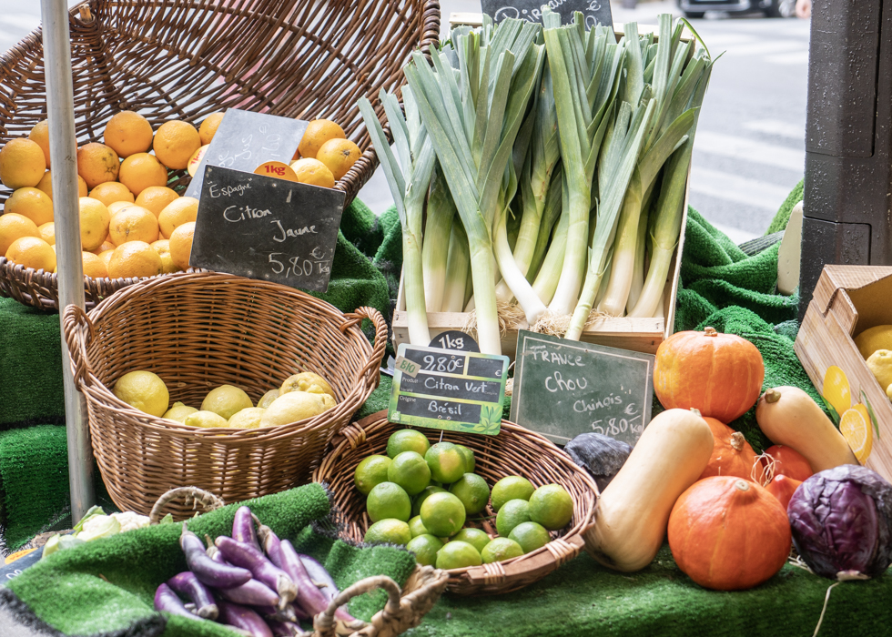 ตลาดปารีส Marché Raspail